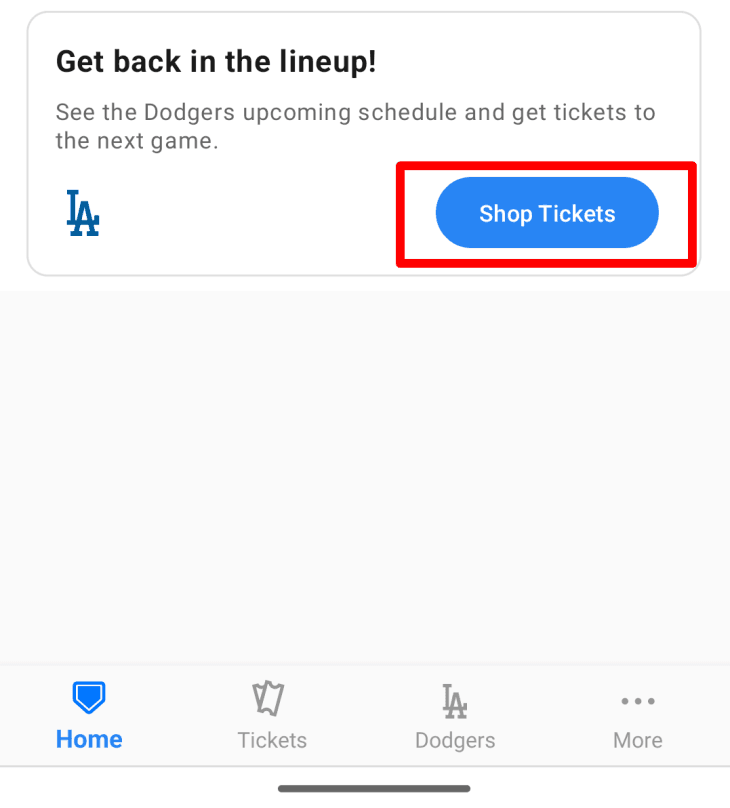 MLB Ballparkアプリの購入画面