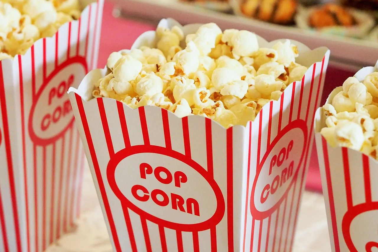 popcorn, food, carton